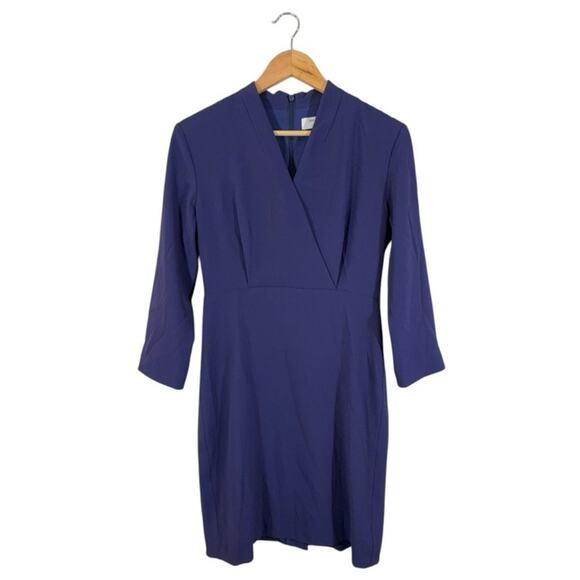 MM Lafleur Niko Dress Dark Blue
Sheath Faux Wrap Knee Length, Size 4 - Picture 8 of 14